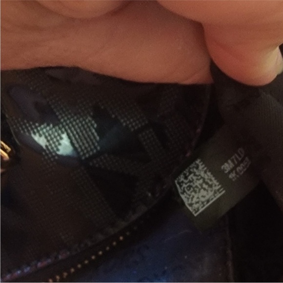 Michael Kors Black and Tan Tote Bag 9"x12" - Picture 14 of 17